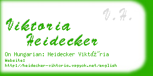 viktoria heidecker business card
